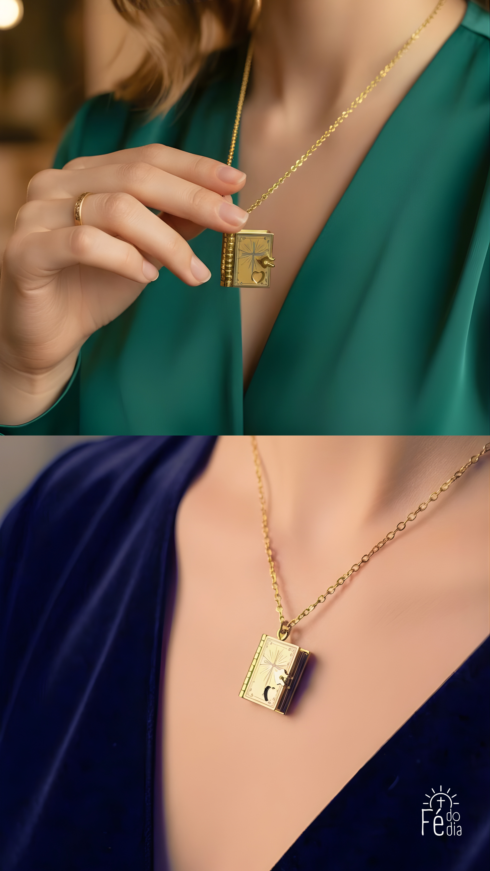 Pingente Feminino - Bíblia